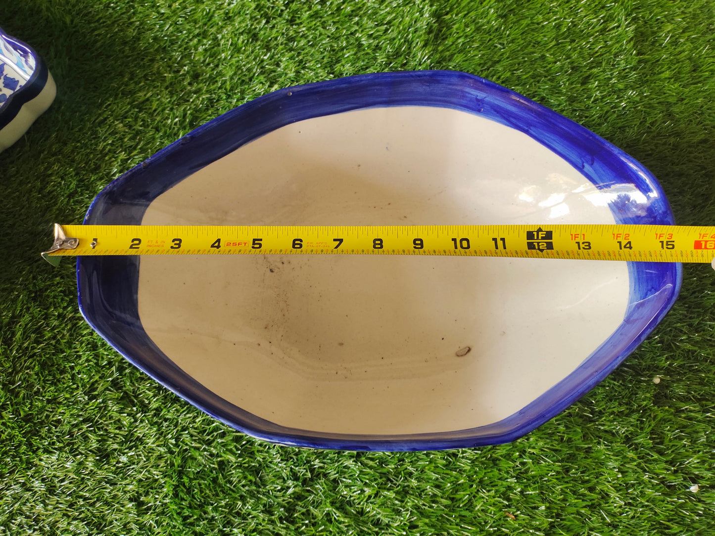 Ceramic Handmade Fruit Bowl Multi TRD | Size 15 inch