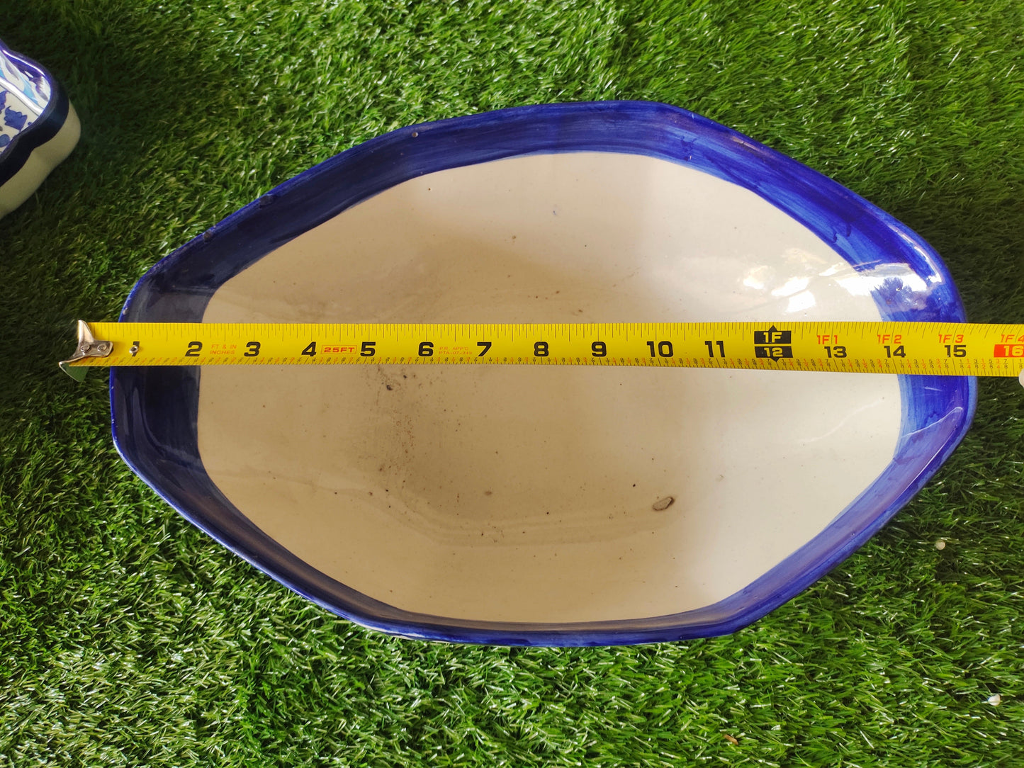 Ceramic Handmade Fruit Bowl Multi TRD | Size 15 inch