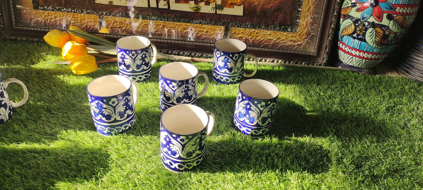 Ceramic Handmade Tea Mugs | Coffee Mugs | 6 Mugs Bundle Deals