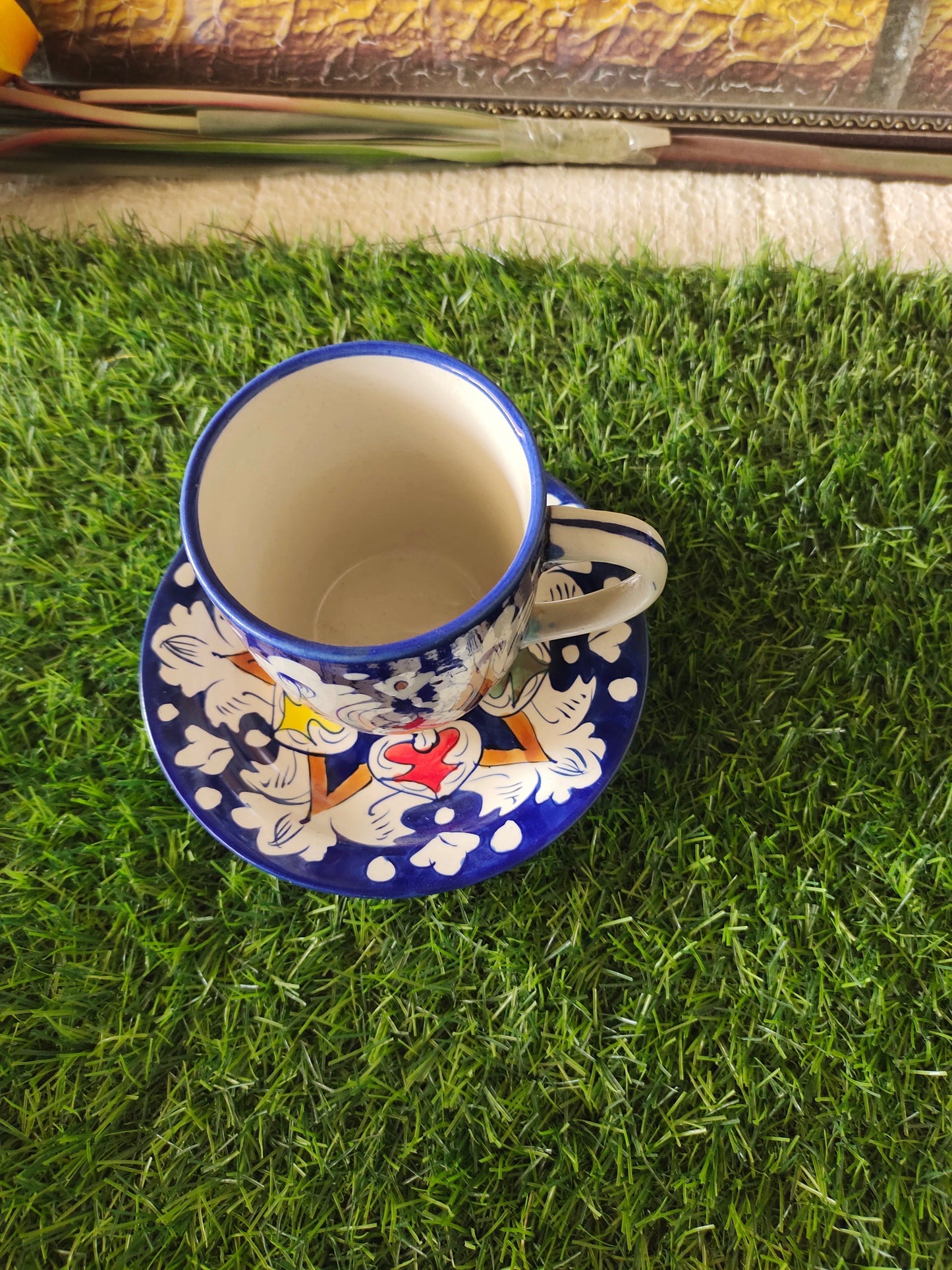 Tea Mug with Saucer Plate