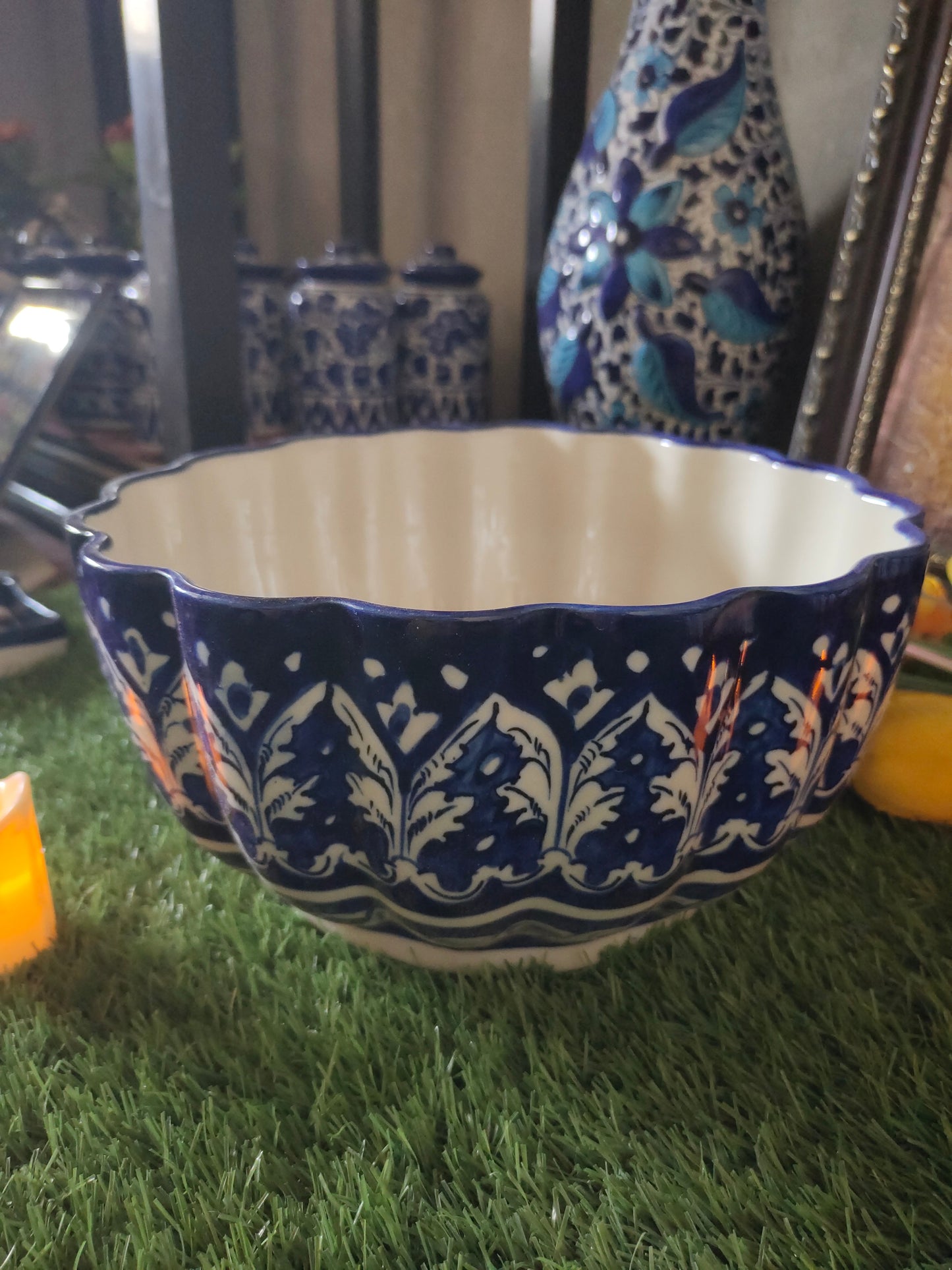 Ceramic Handmade Bowl | Size 10 inch & Deep 6 inch | Fruit Bowl