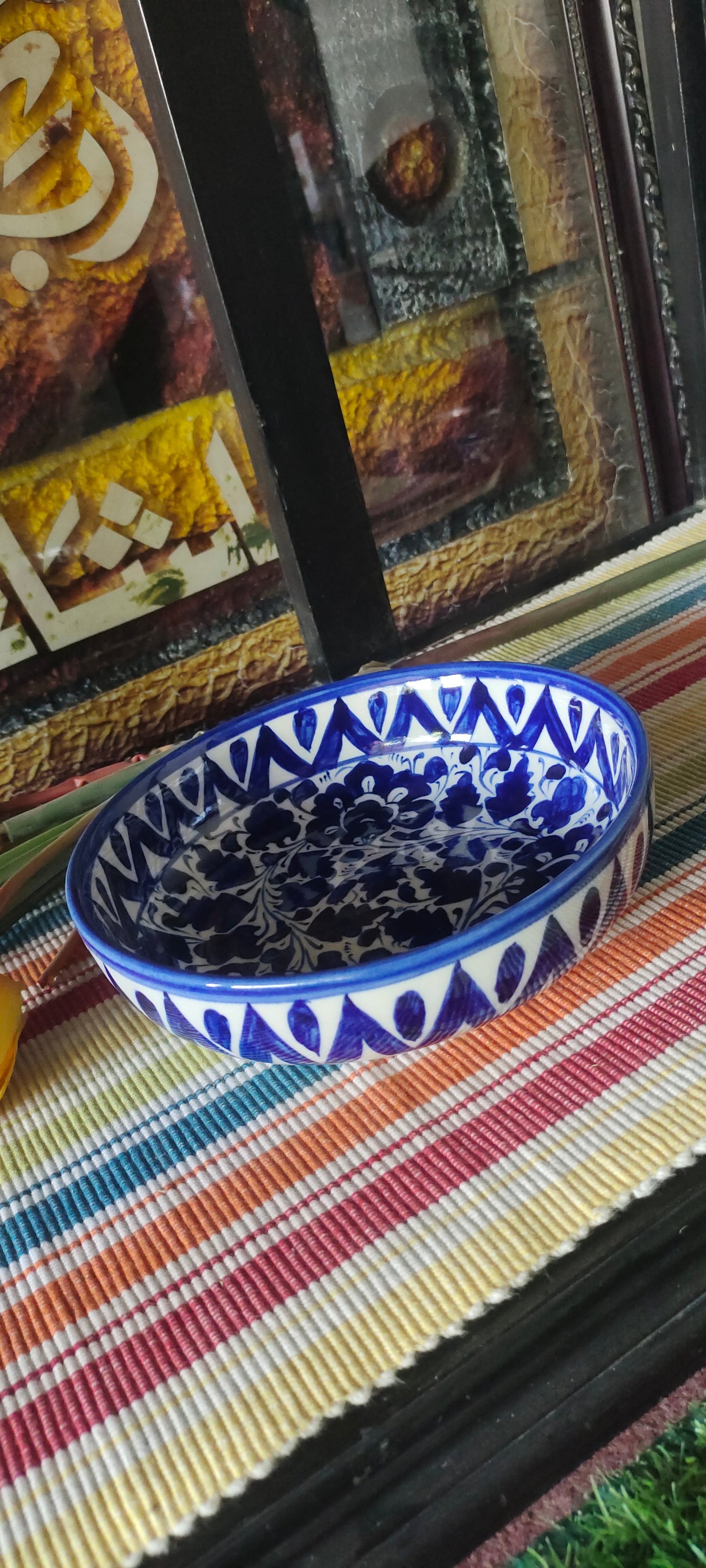 Handmade Ceramic Serving Bowl | Desert Bowl | Size 8 inch