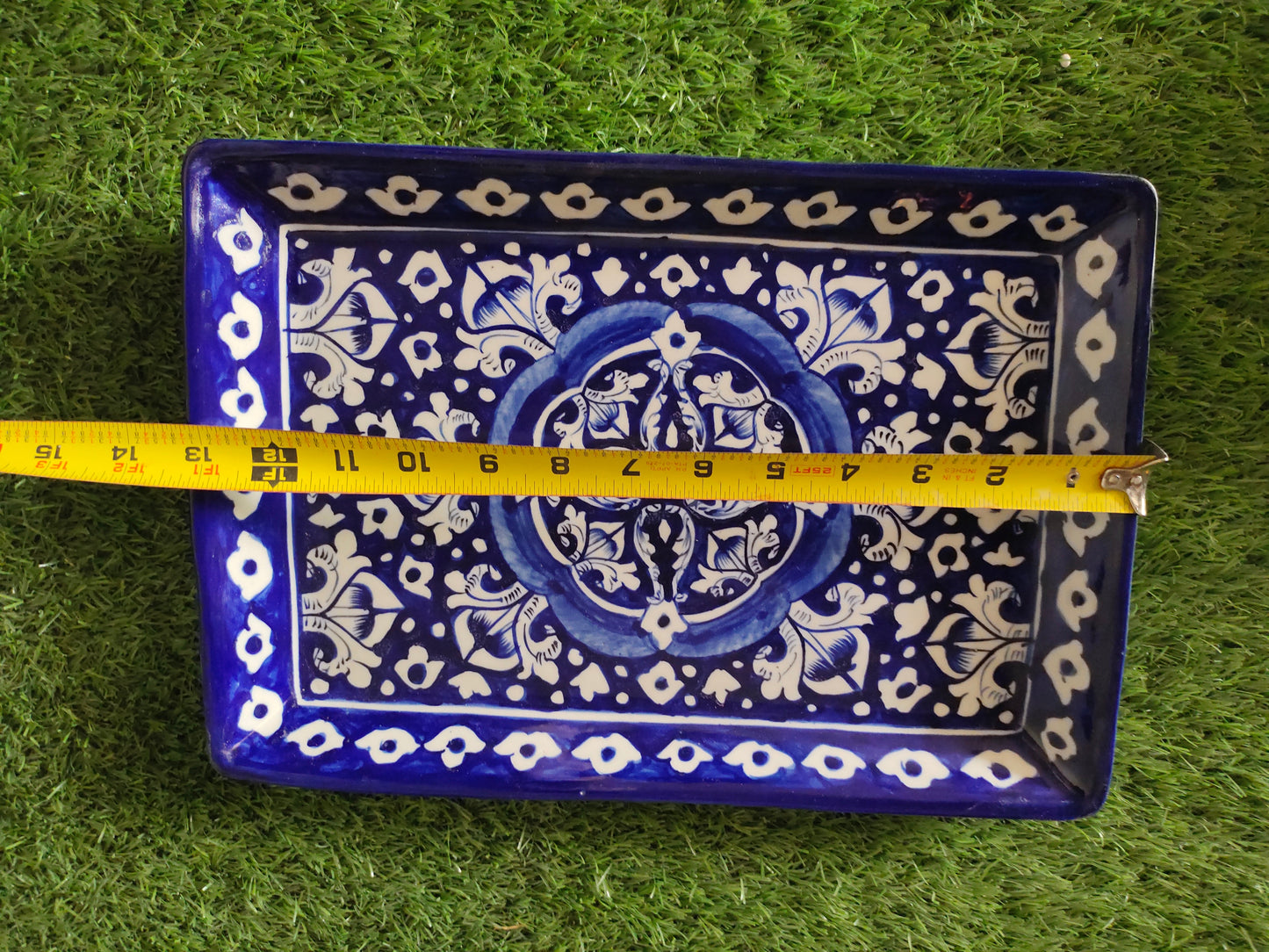 Ceramic Handmade Serving Tray |Size 13*9