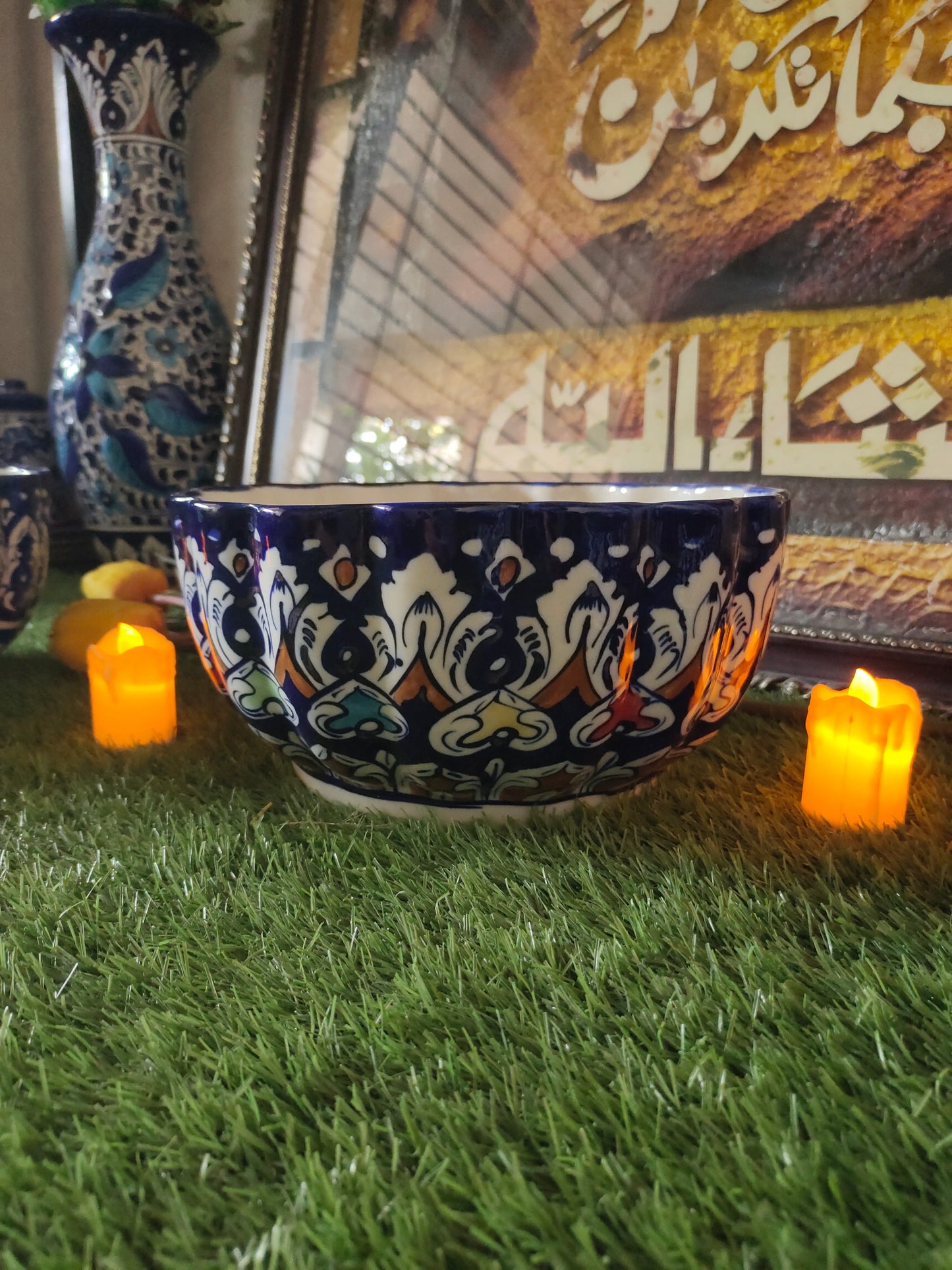 Ceramic Handmade Bowl | Size 10 inch & Deep 6 inch | Fruit Bowl