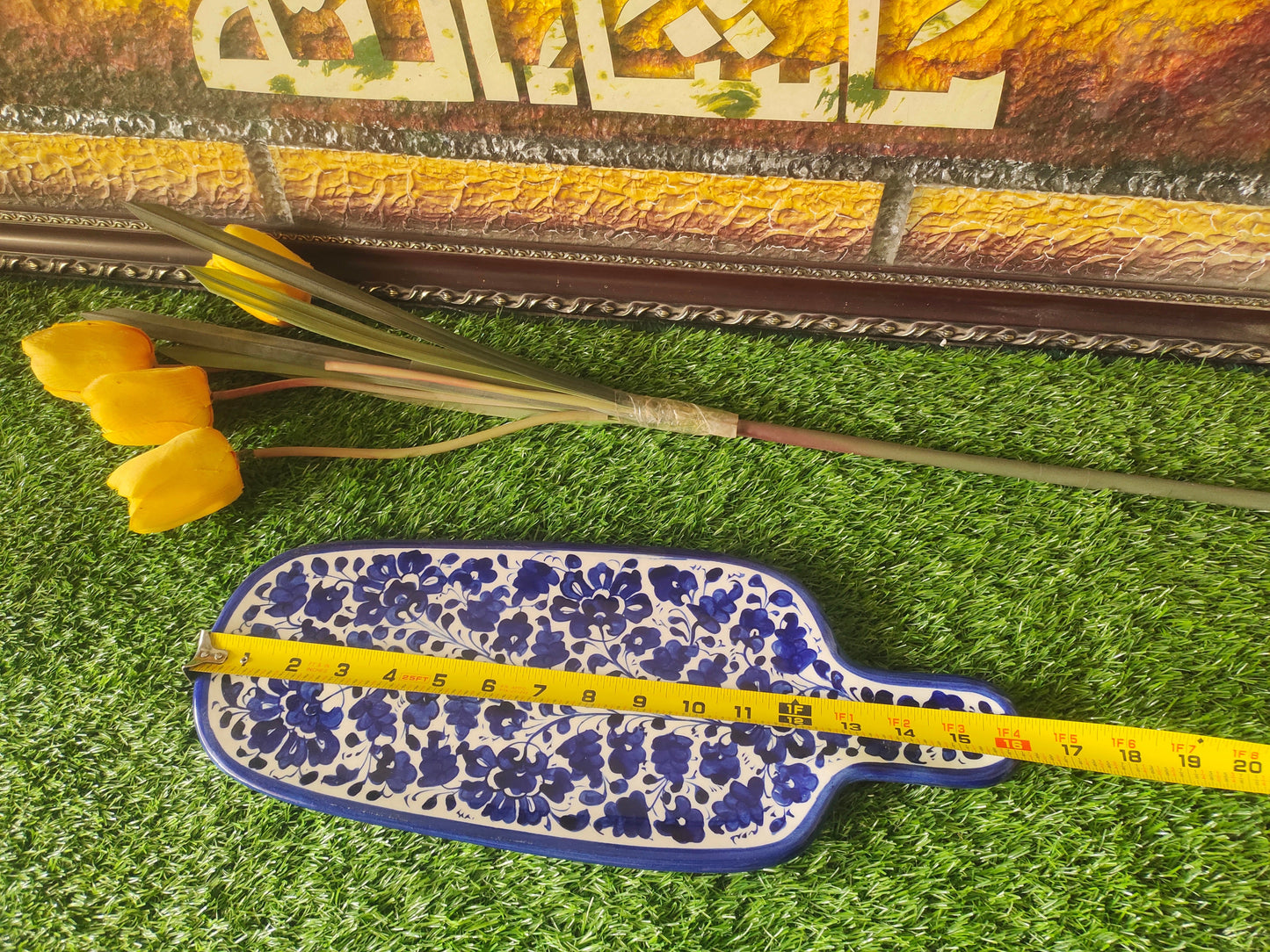 Ceramic Handmade BAT Dish Platter | Size 16 inch