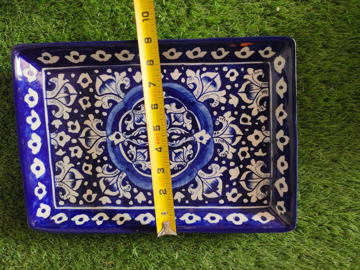 Ceramic Handmade Serving Tray |Size 13*9