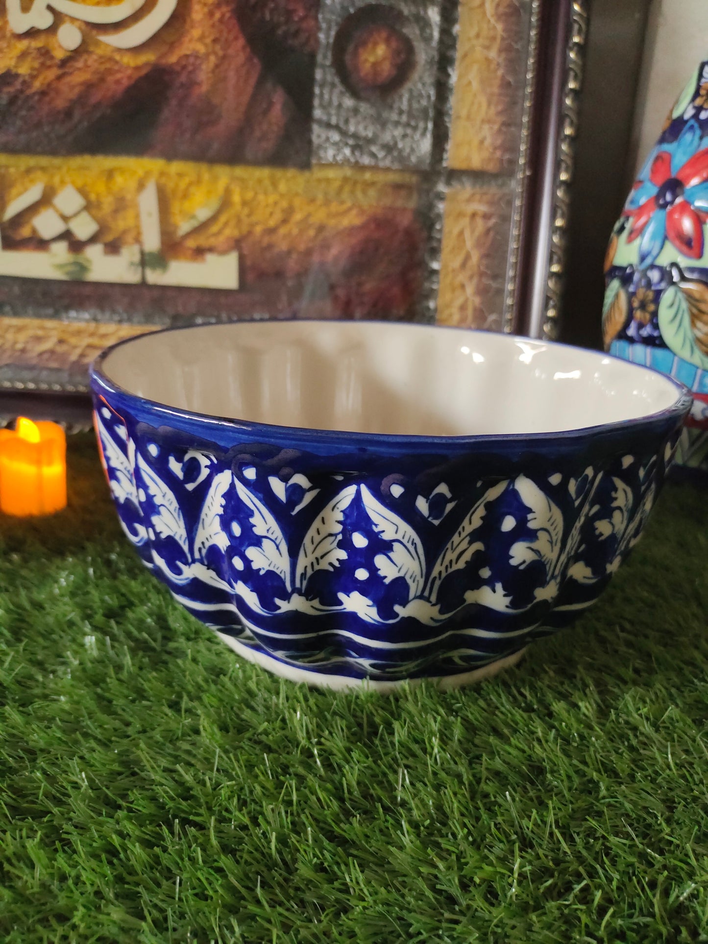Ceramic Handmade Bowl | Size 10 inch & Deep 6 inch | Fruit Bowl