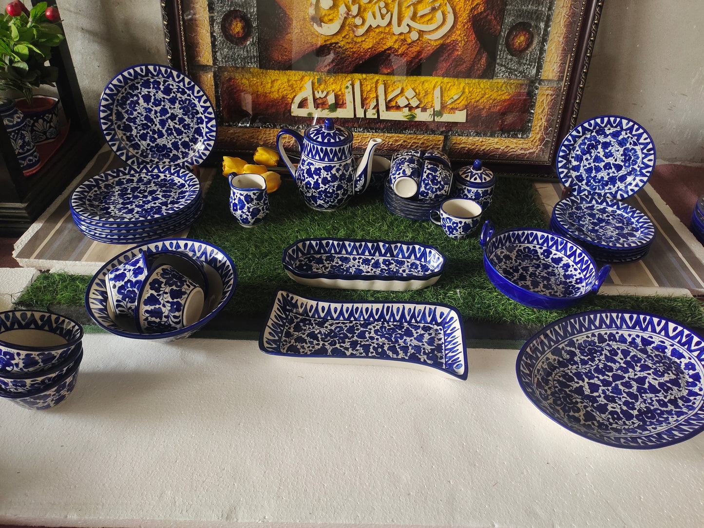 Ceramic Customized Dinner Set 42 Pcs - Serena Design - 6 Menset