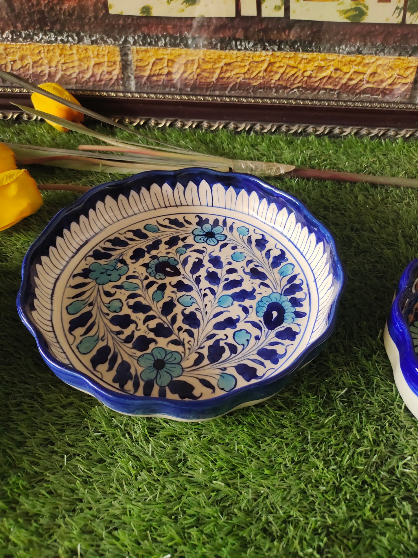 Ceramic Handmade Apple Dish | Size 9 inch