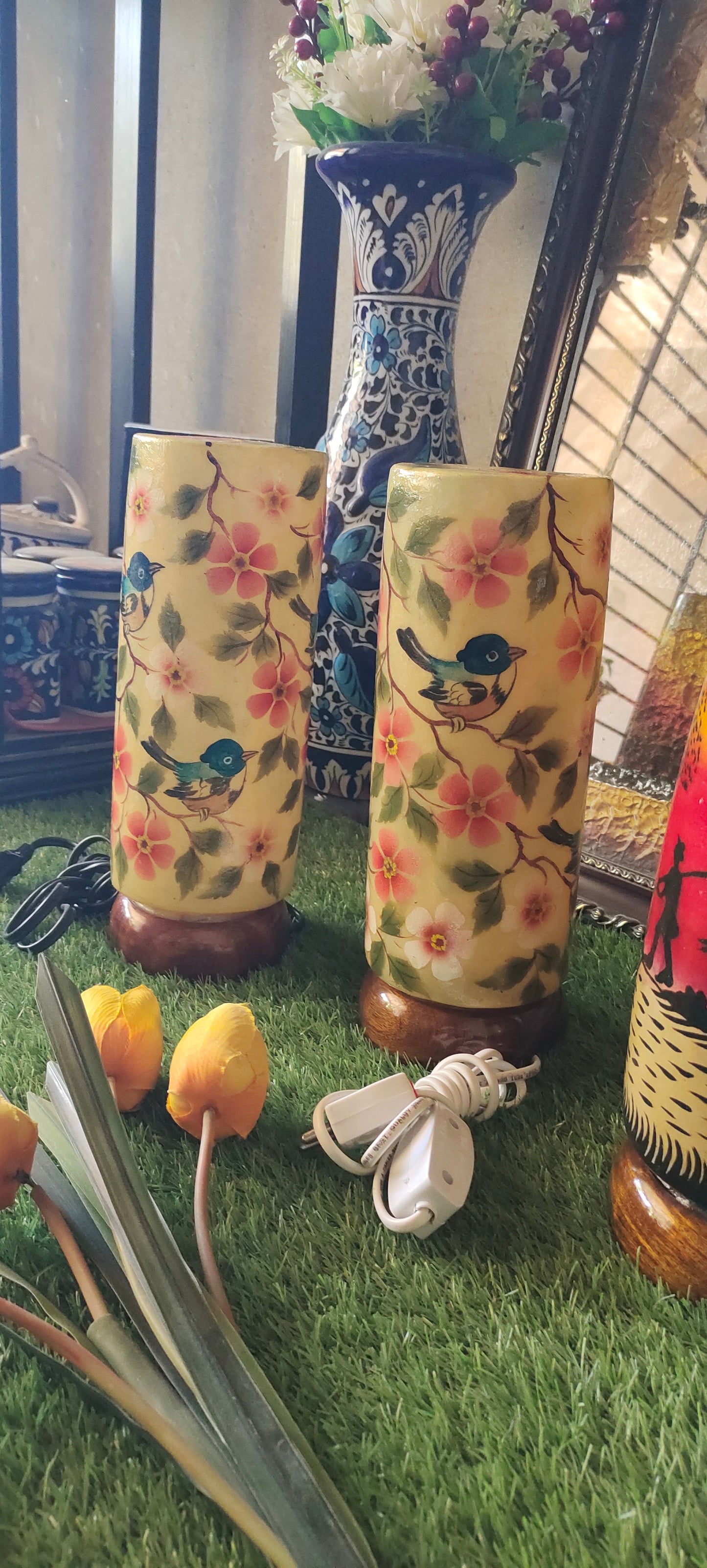 Handmade Camel Skin Lamps | Quantity 05