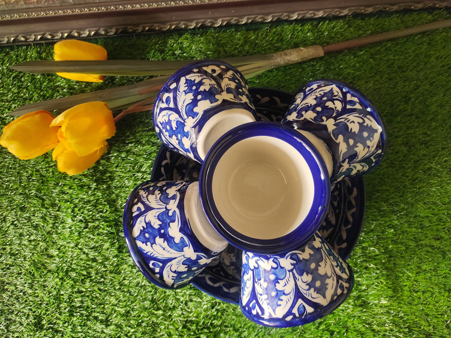 Ceramic Handmade Serving Bowls Set | Dessert Bowls Set | Soup Set | Qty 7 Pcs