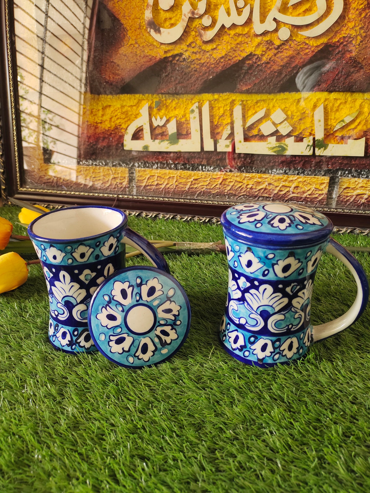 Bundle Deals | Ceramic Handmade Tea | Coffee | Juice Mug with Cover