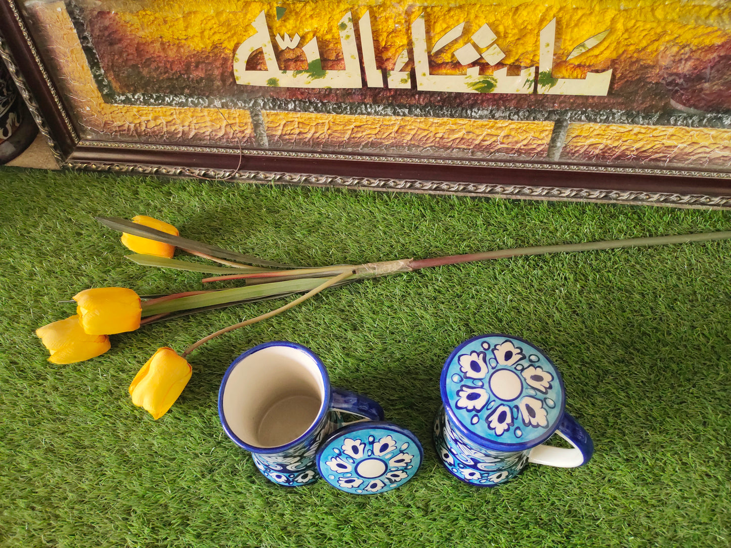 Bundle Deals | Ceramic Handmade Tea | Coffee | Juice Mug with Cover