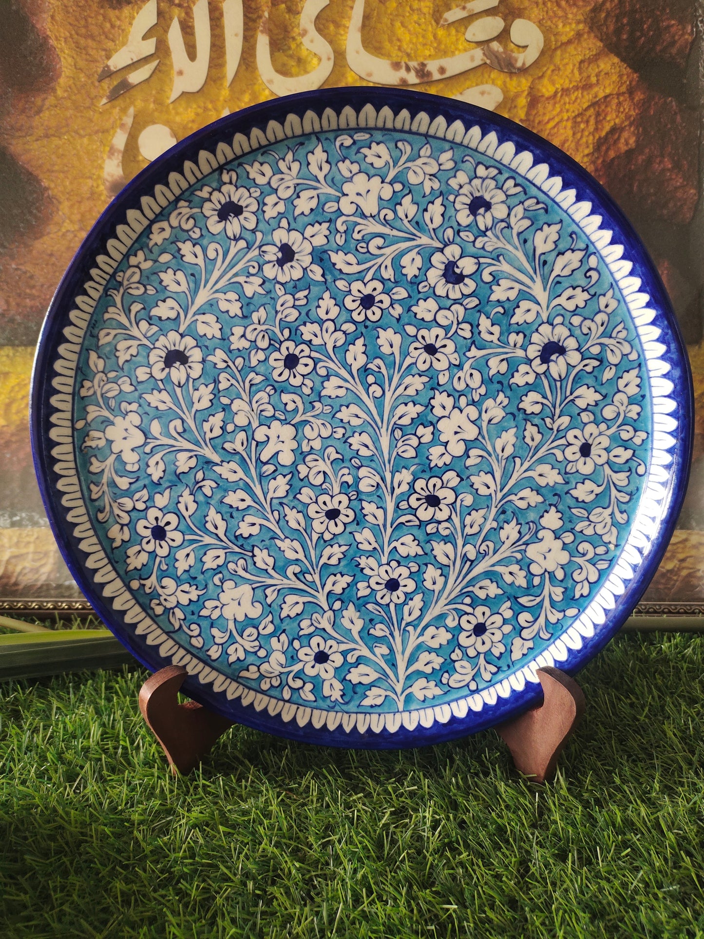 Ceramic Handmade Pizza Dish Platter | Size 12 inch