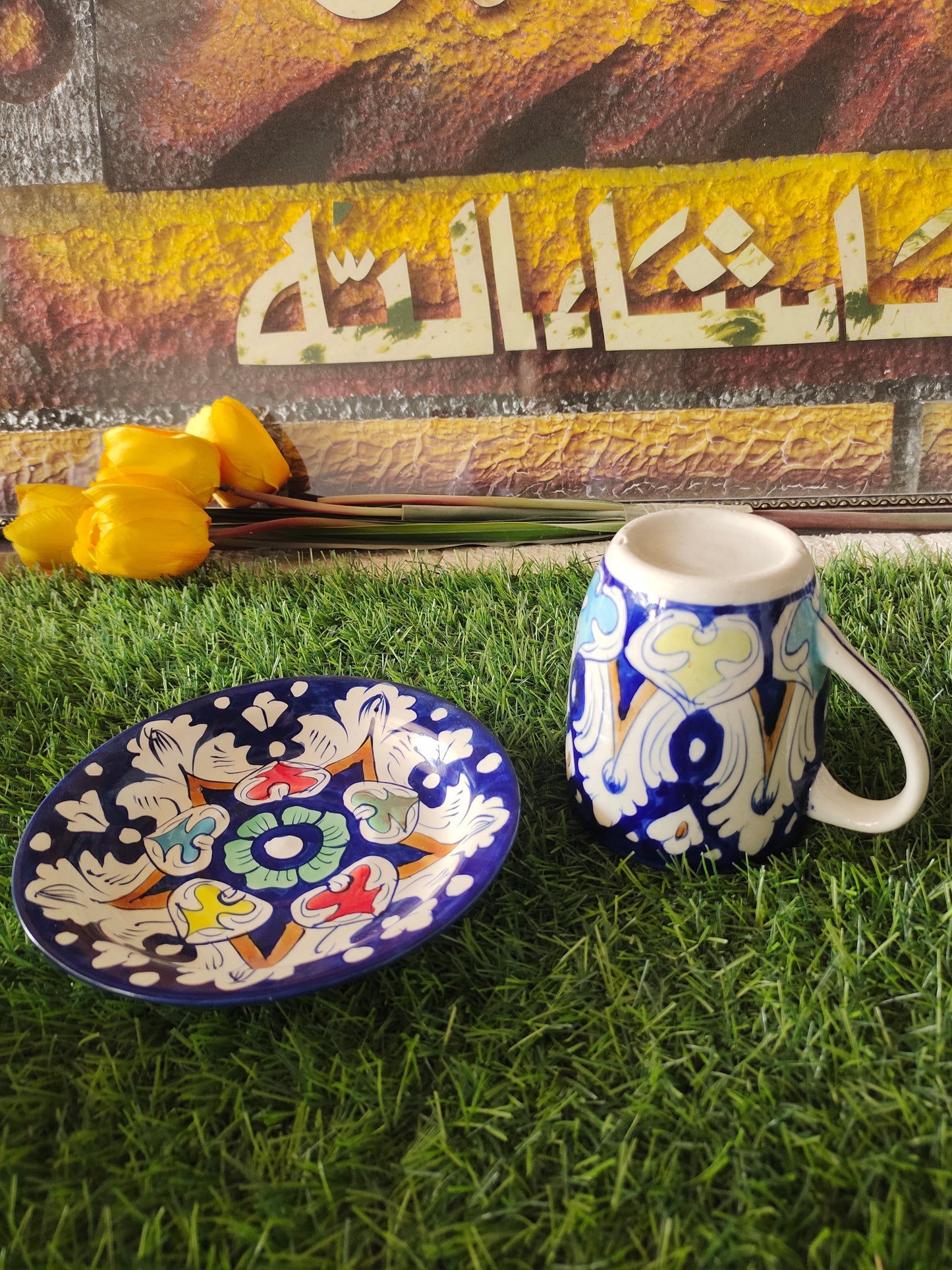 Tea Mug with Saucer Plate