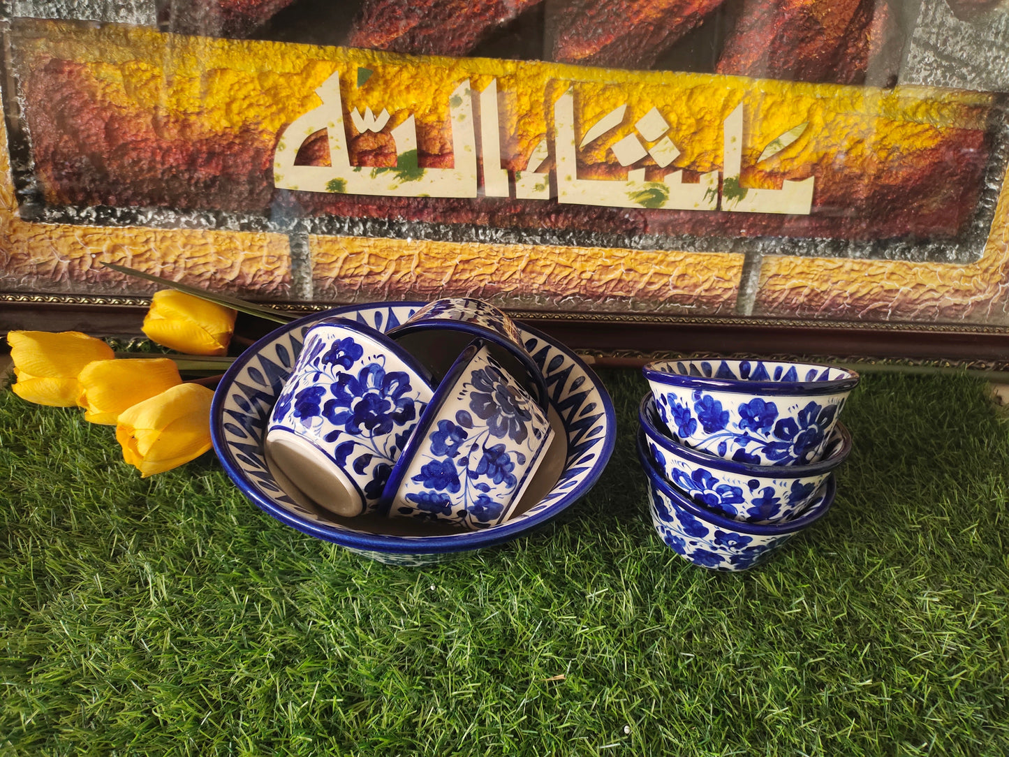 Ceramic Handmade Bowls Set - 7 pcs | Serena Design