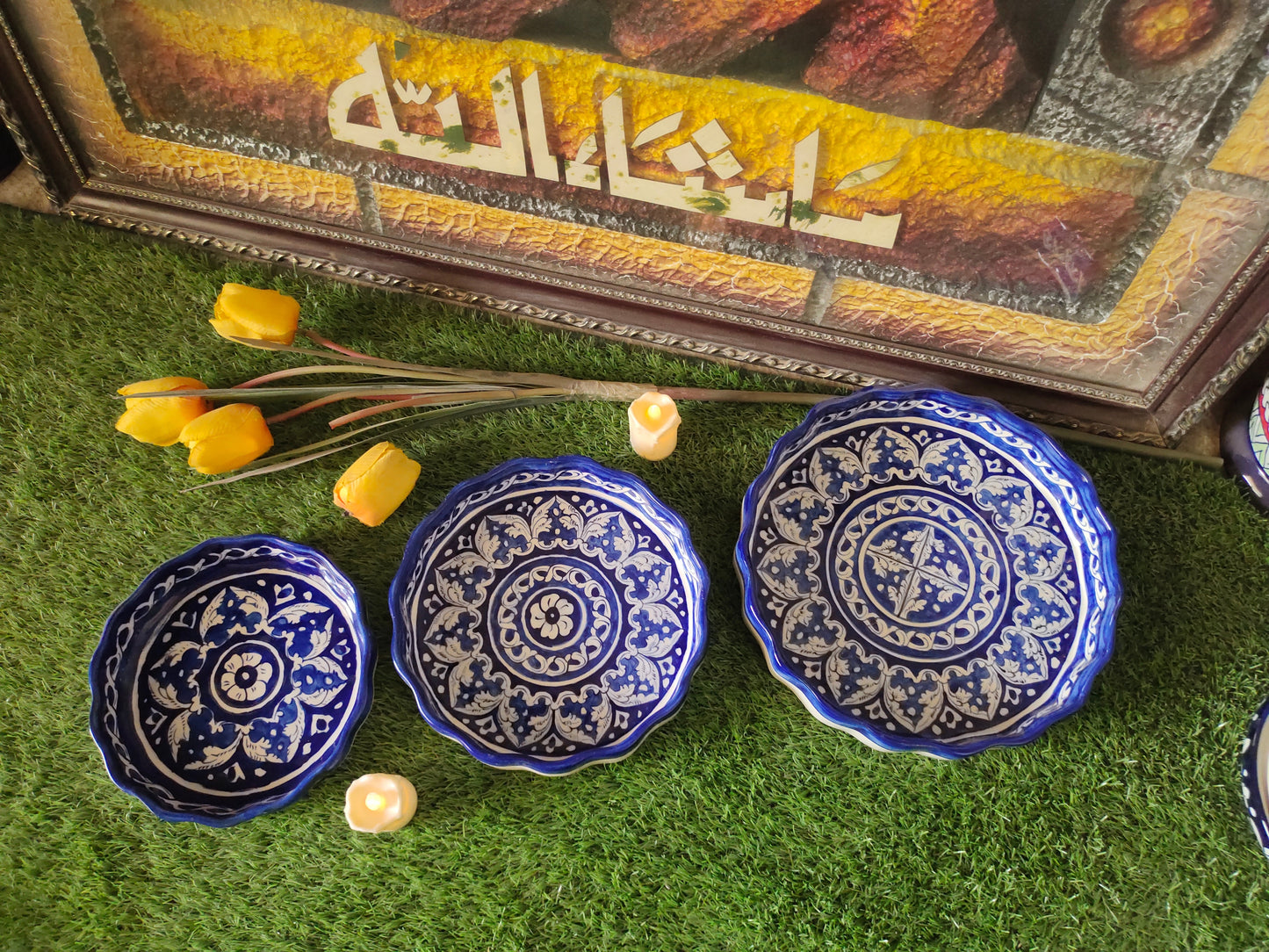 Ceramic Handmade Ghauri Apple Dish (Set of 3) | Bundle Deals