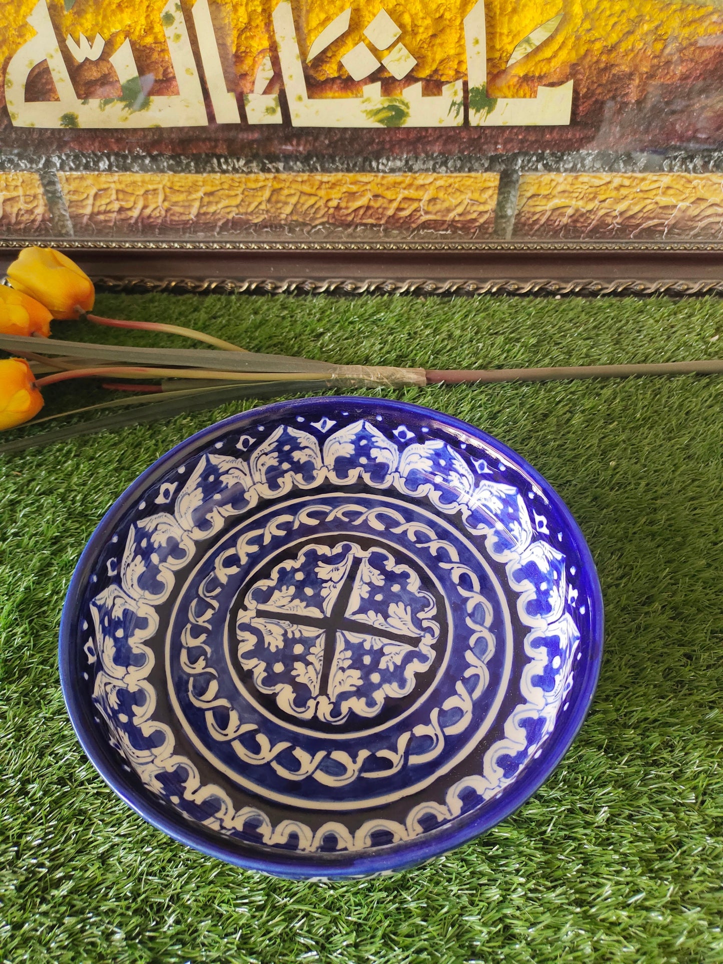 Ceramic Handmade Serving Base Bowl | Size 10 inch