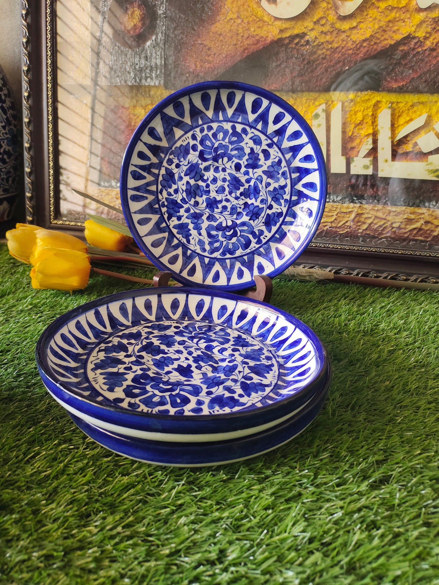 Ceramic Handmade Serena Deep Plates | Size 8 inch