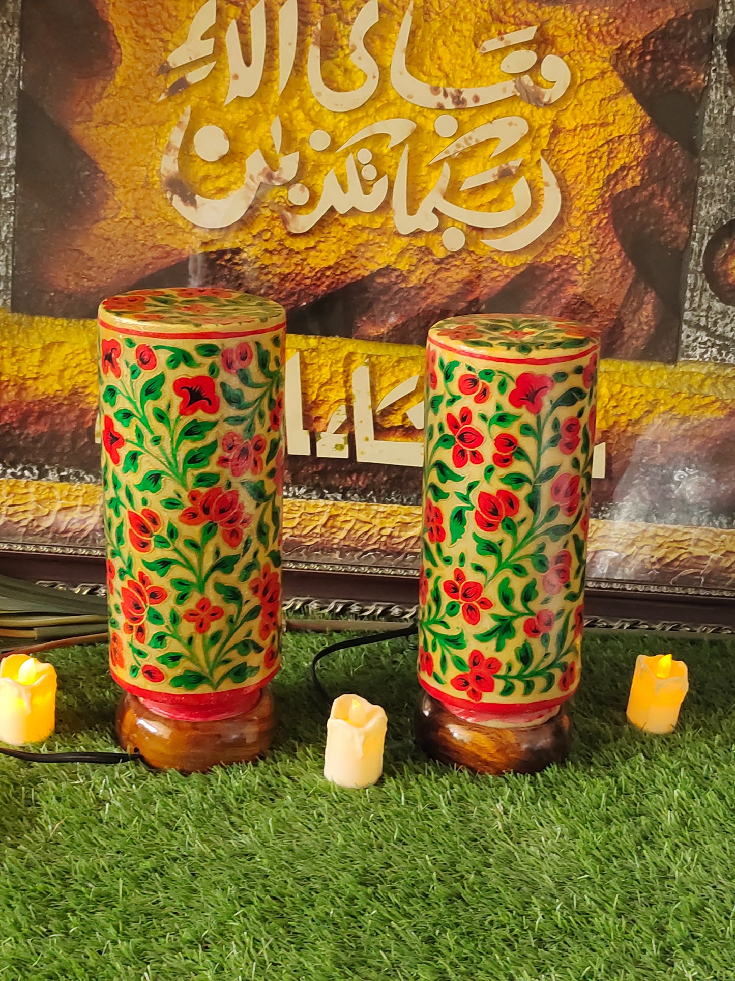 Handmade Camel Skin Lamp | Size 12 inch | Pair Lamp