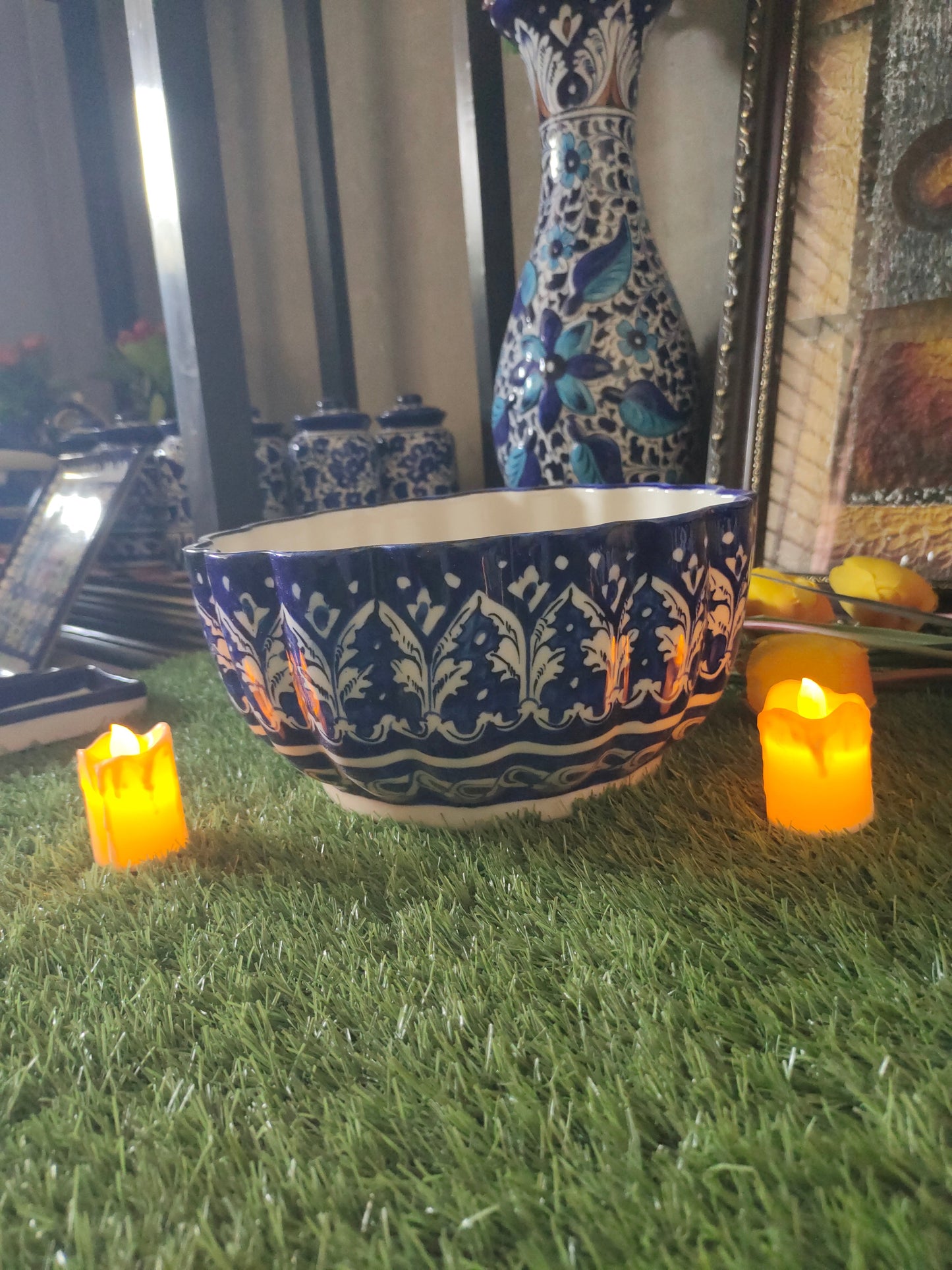 Ceramic Handmade Bowl | Size 10 inch & Deep 6 inch | Fruit Bowl