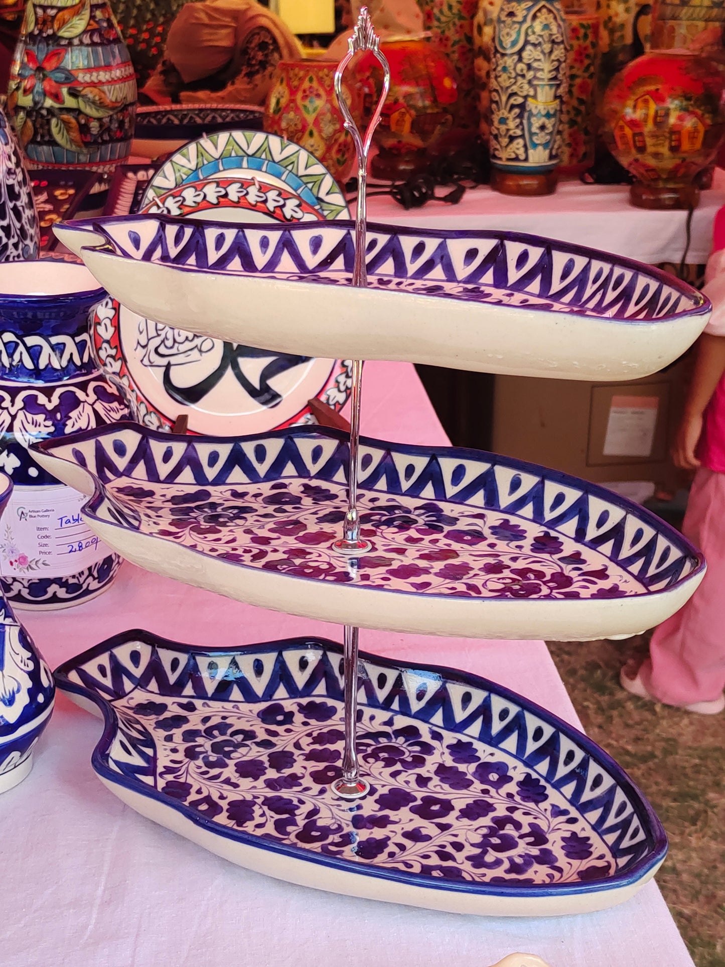 Ceramic Handmade 3 Tiers Cake Set