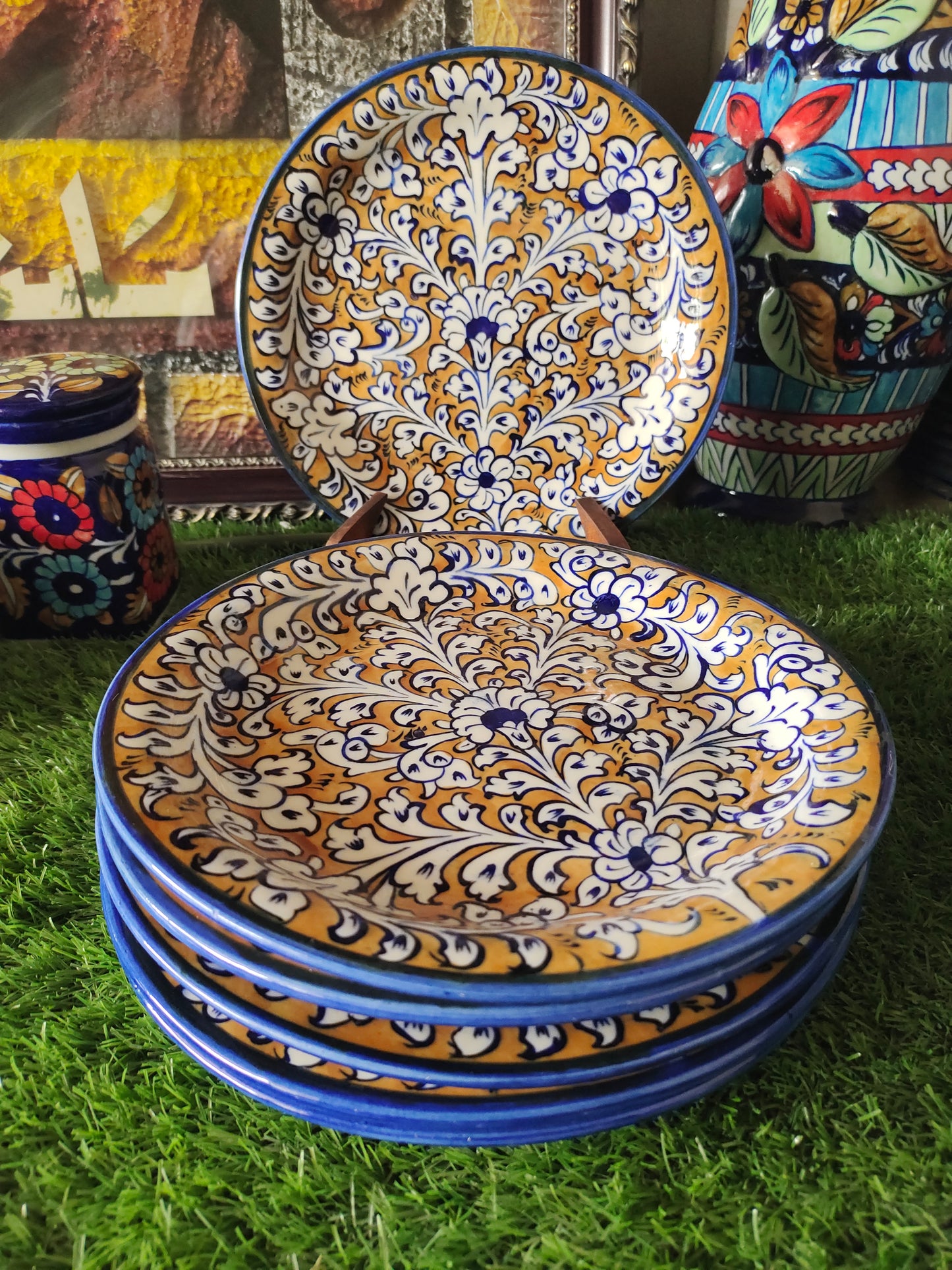 Ceramic Handmade Dinner | Rice Plate | Size 10 inch