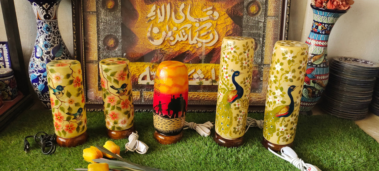 Handmade Camel Skin Lamps | Quantity 05