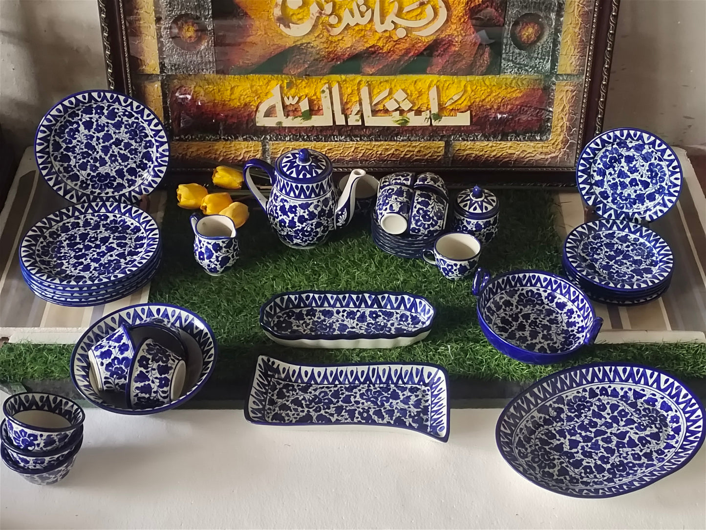 Ceramic Customized Dinner Set 42 Pcs - Serena Design - 6 Menset
