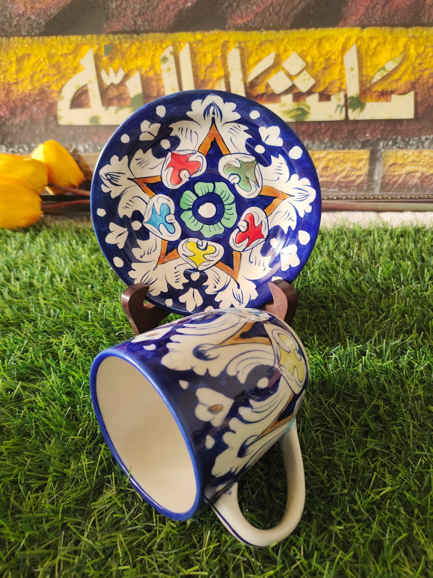 Tea Mug with Saucer Plate