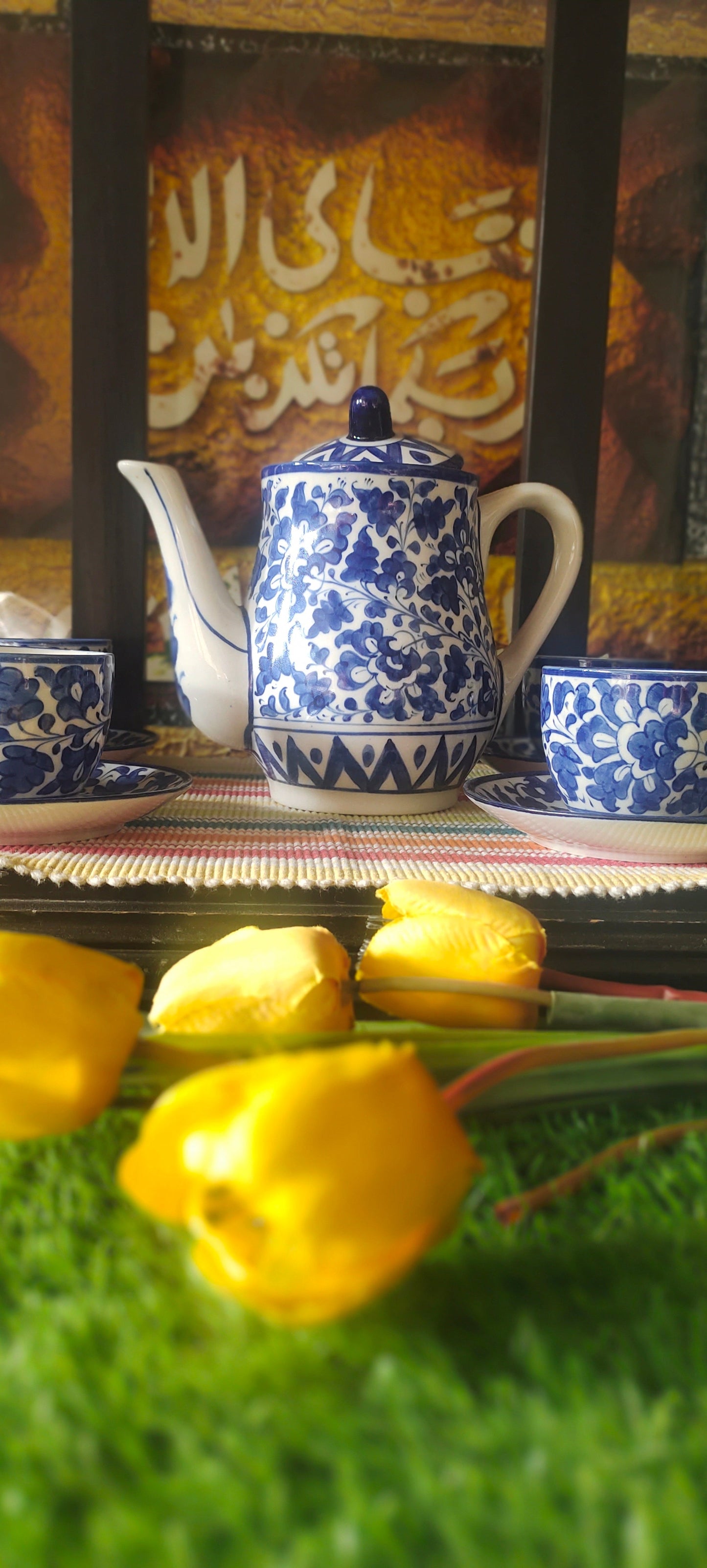 Handmade Ceramic Tea Set | Quantity 15 pcs | Serena Design