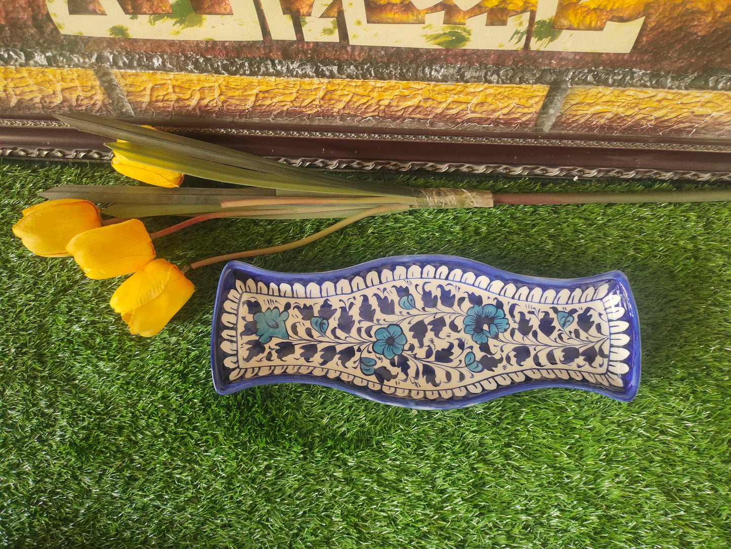 Ceramic Handmade Serving Platter| Size 12 inch