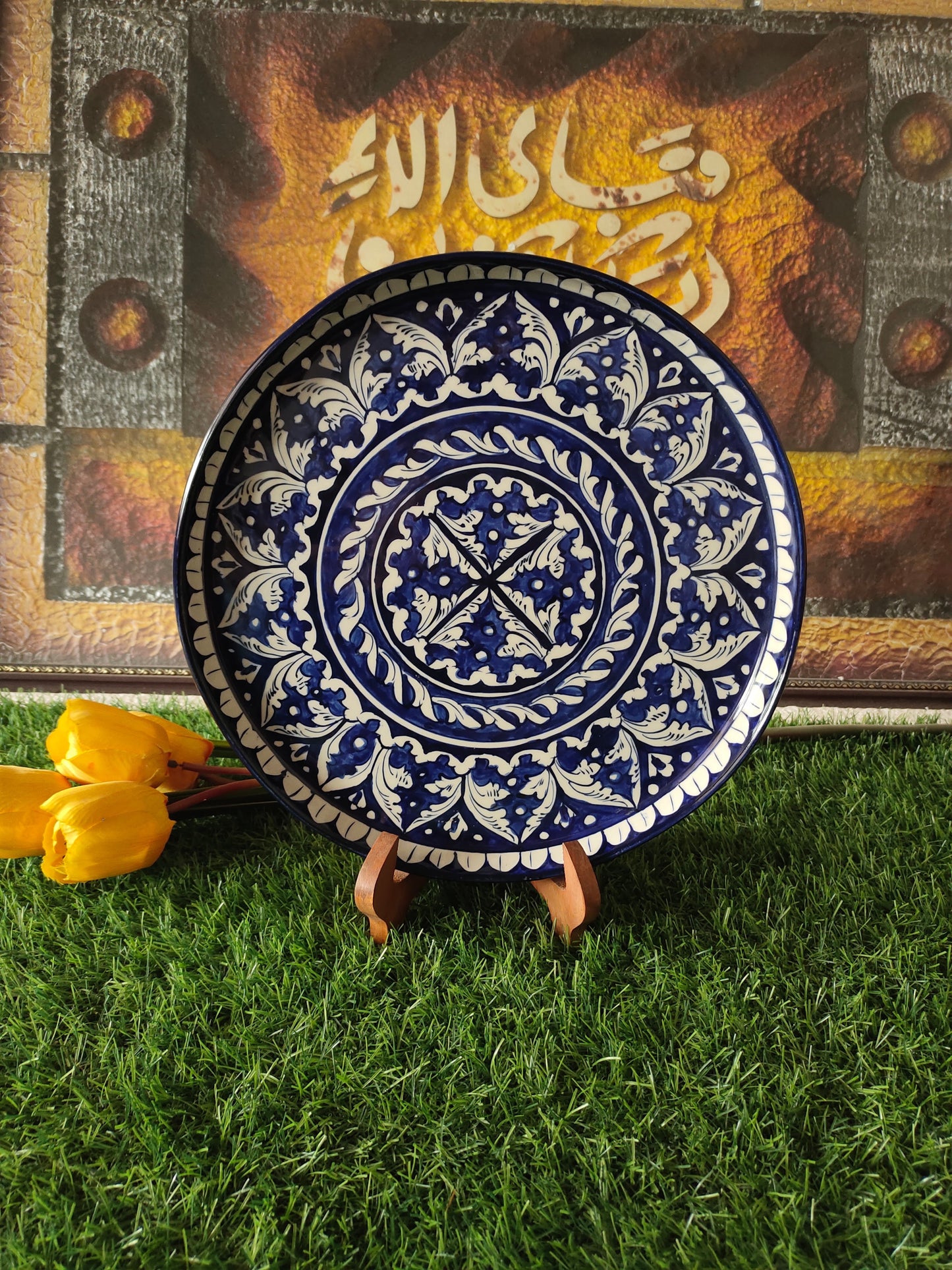 Ceramic Handmade Pizza Dish | Size 12 inch