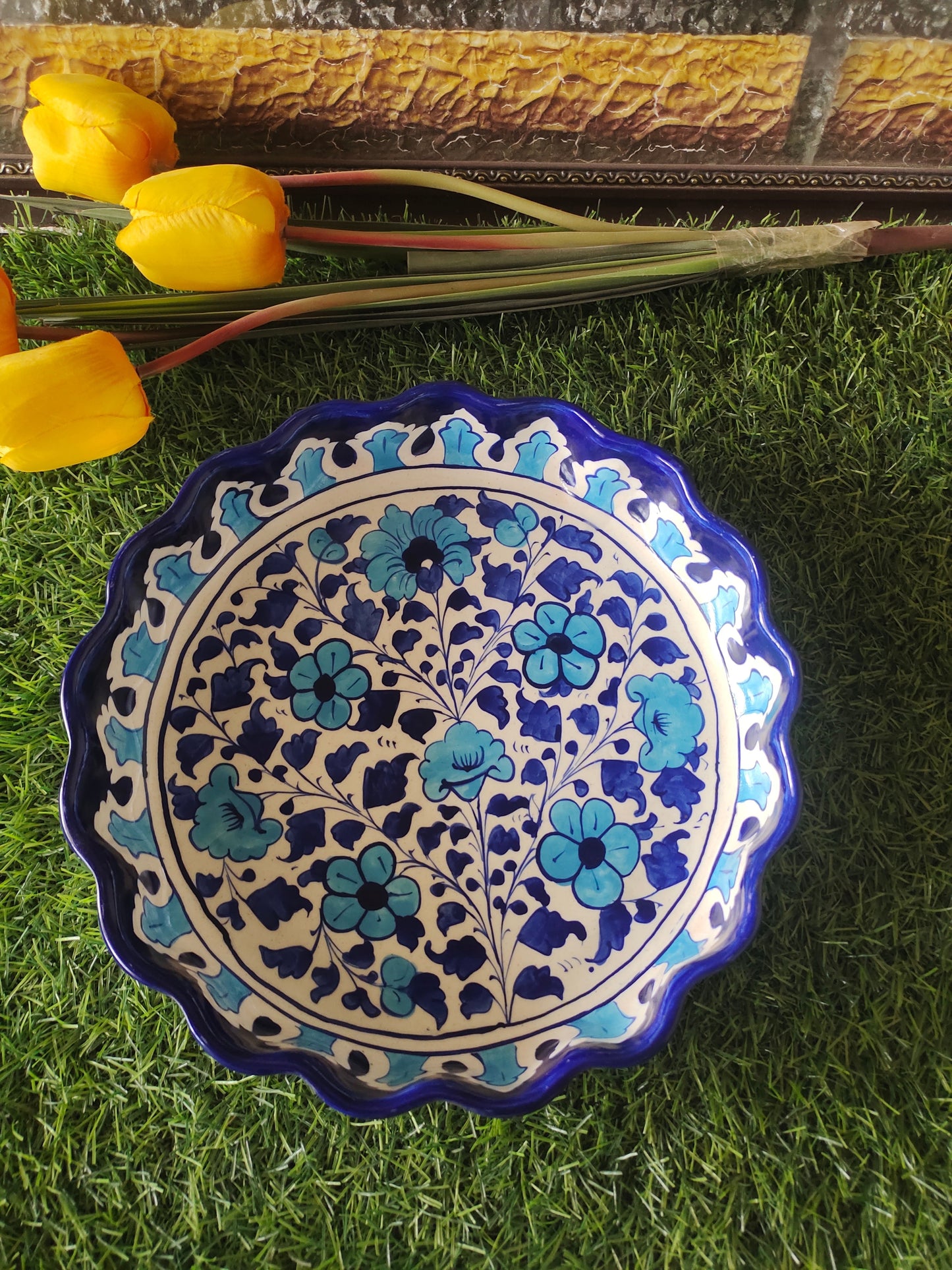 Ceramic Handmade Breakfast set | Nashta Set for Single Person Serving