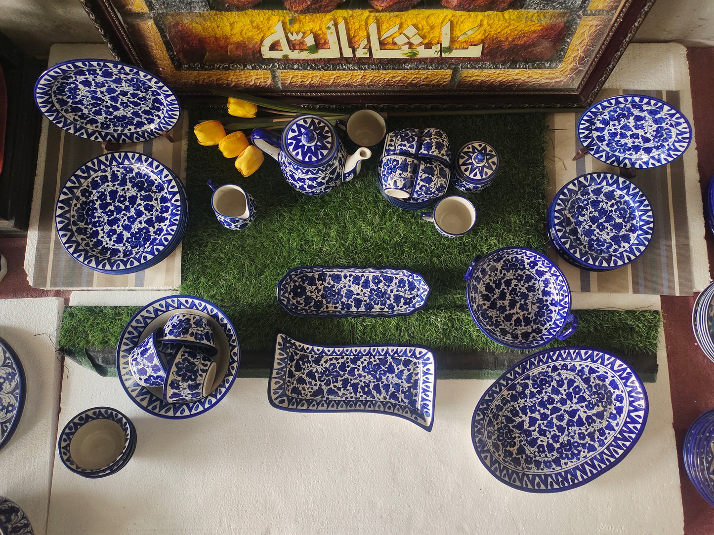 Ceramic Customized Dinner Set 42 Pcs - Serena Design - 6 Menset