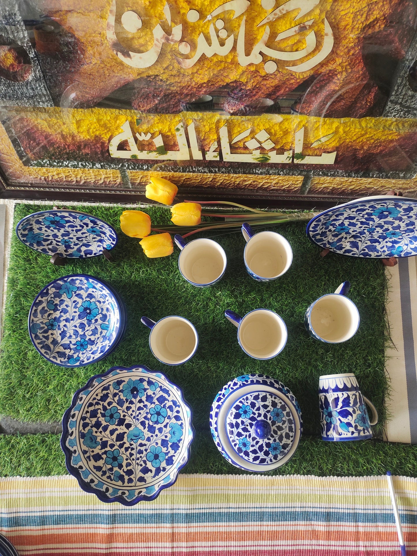 Ceramic Handmade Breakfast Set | Nashta Set | Multani Design
