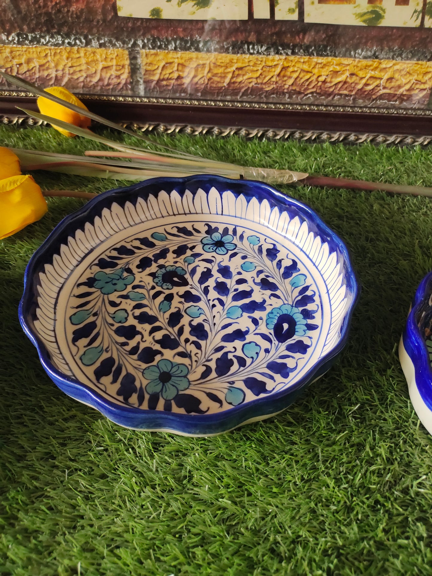 Ceramic Handmade Apple Dish | Size 9 inch