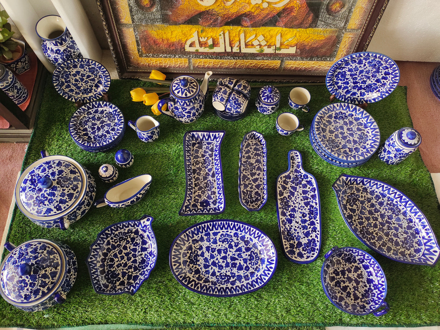 Customized Dinner set | 6 Person Serving| Wedding Package | Serena Design | Free Delivery | Free Gift