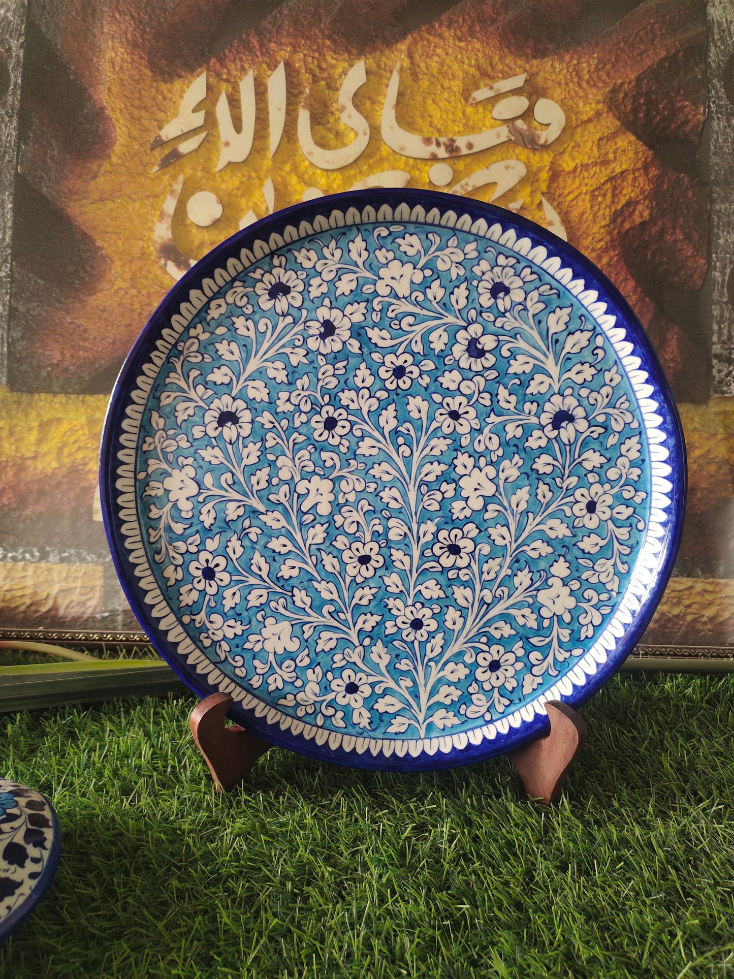 Ceramic Handmade Pizza Dish Platter | Size 12 inch