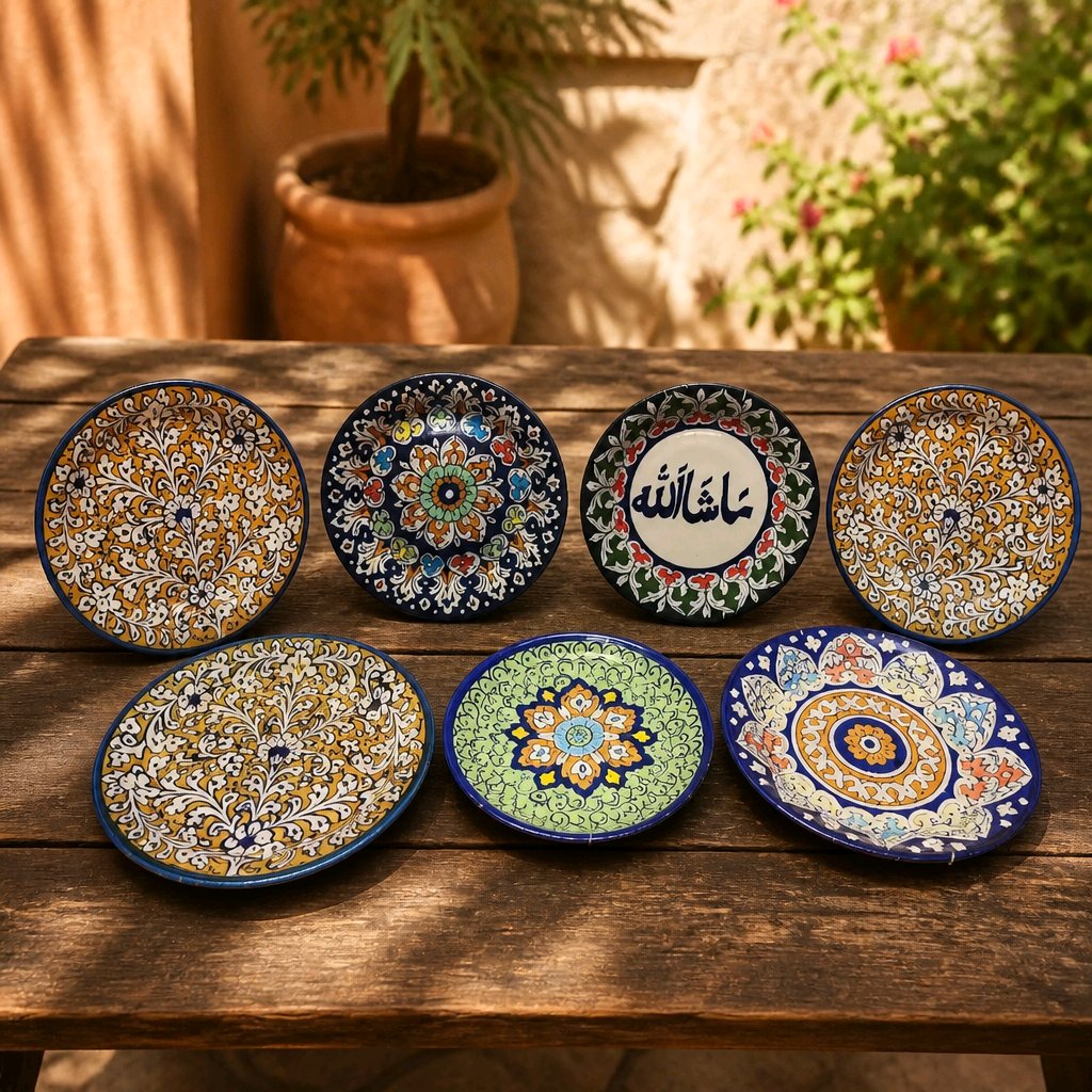 Ceramic Handmade Customized Wall Hanging Plates Art | Size 10 inch