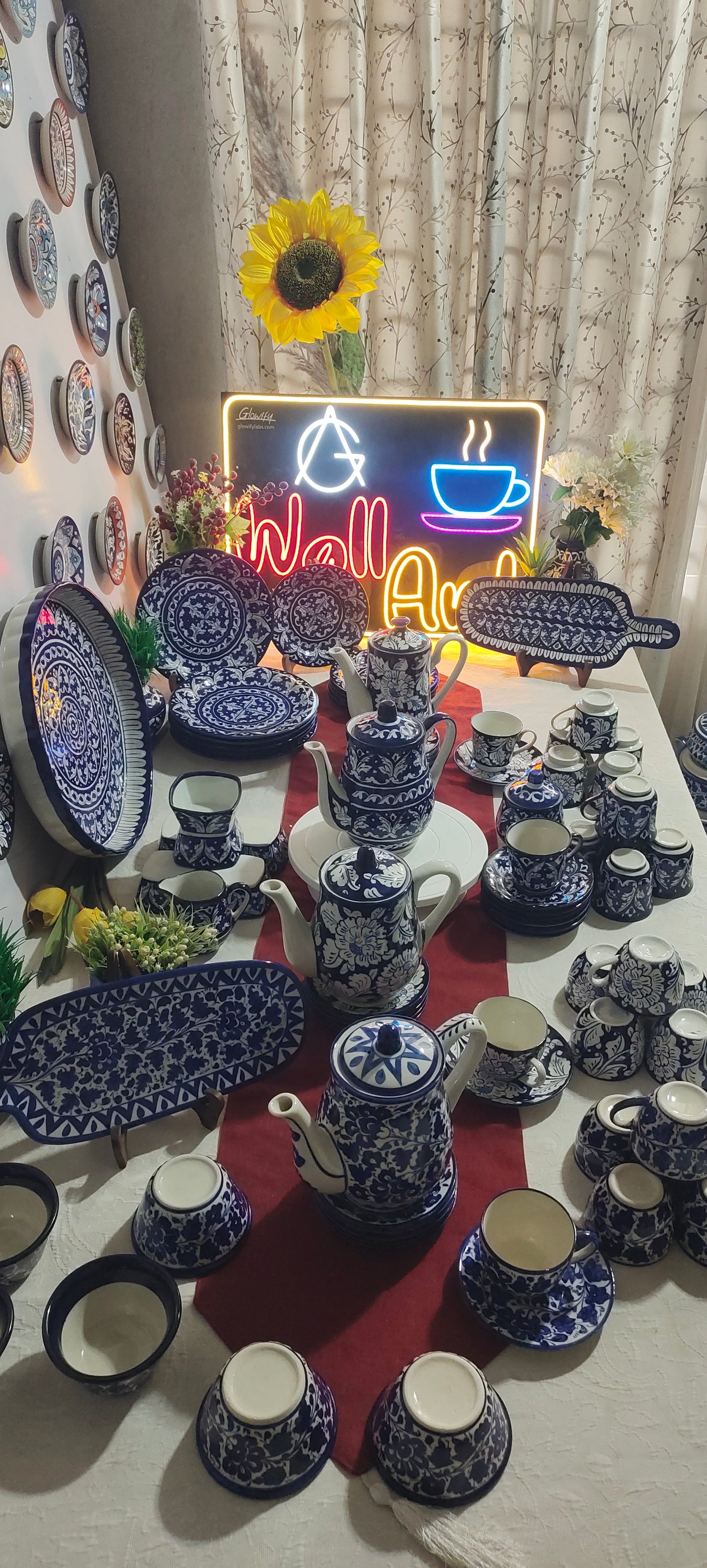 Ceramic Handmade Tea Set Complete | 13 Pcs |