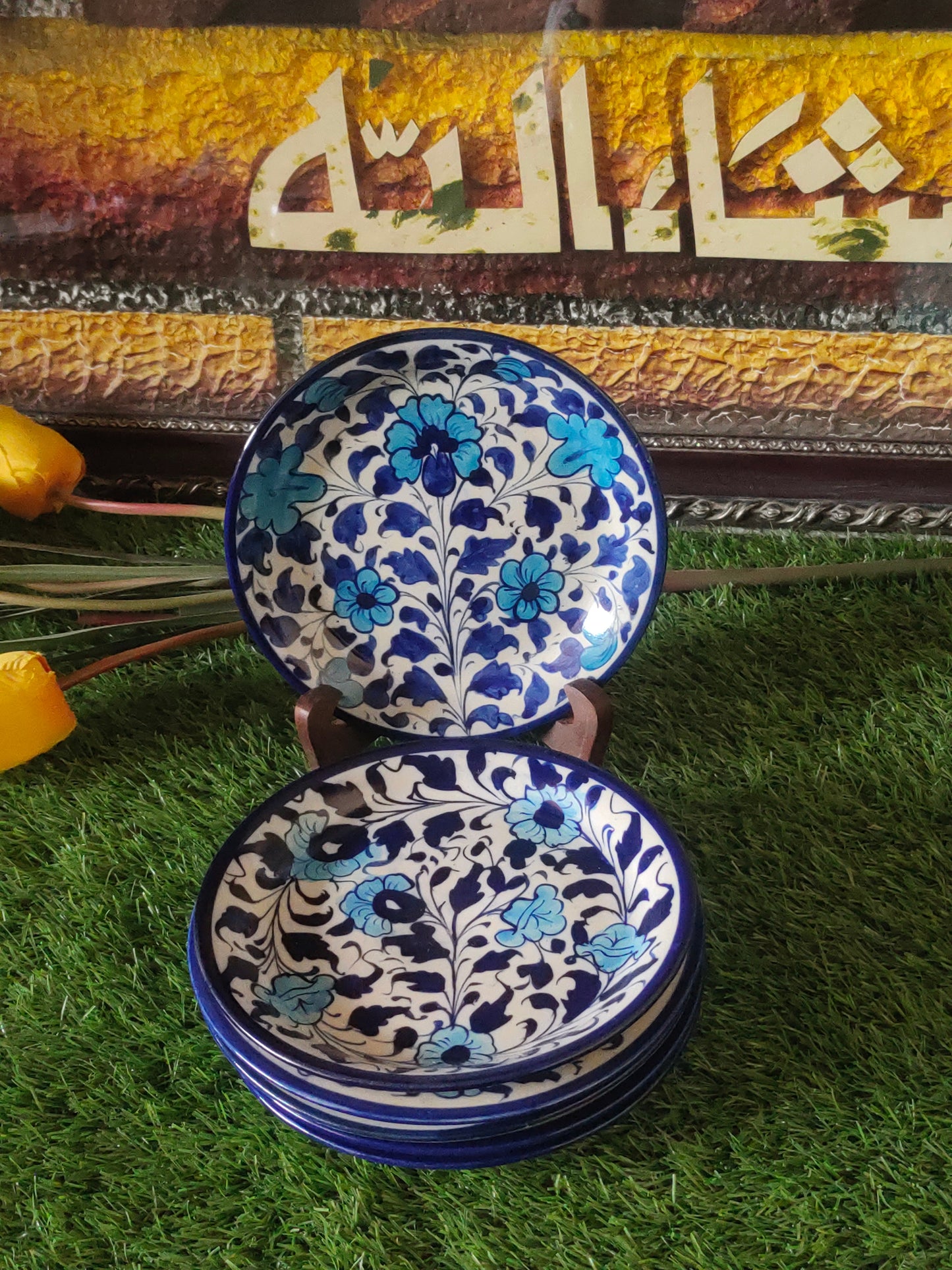 Ceramic Handmade Quarter Plates | 7 inch