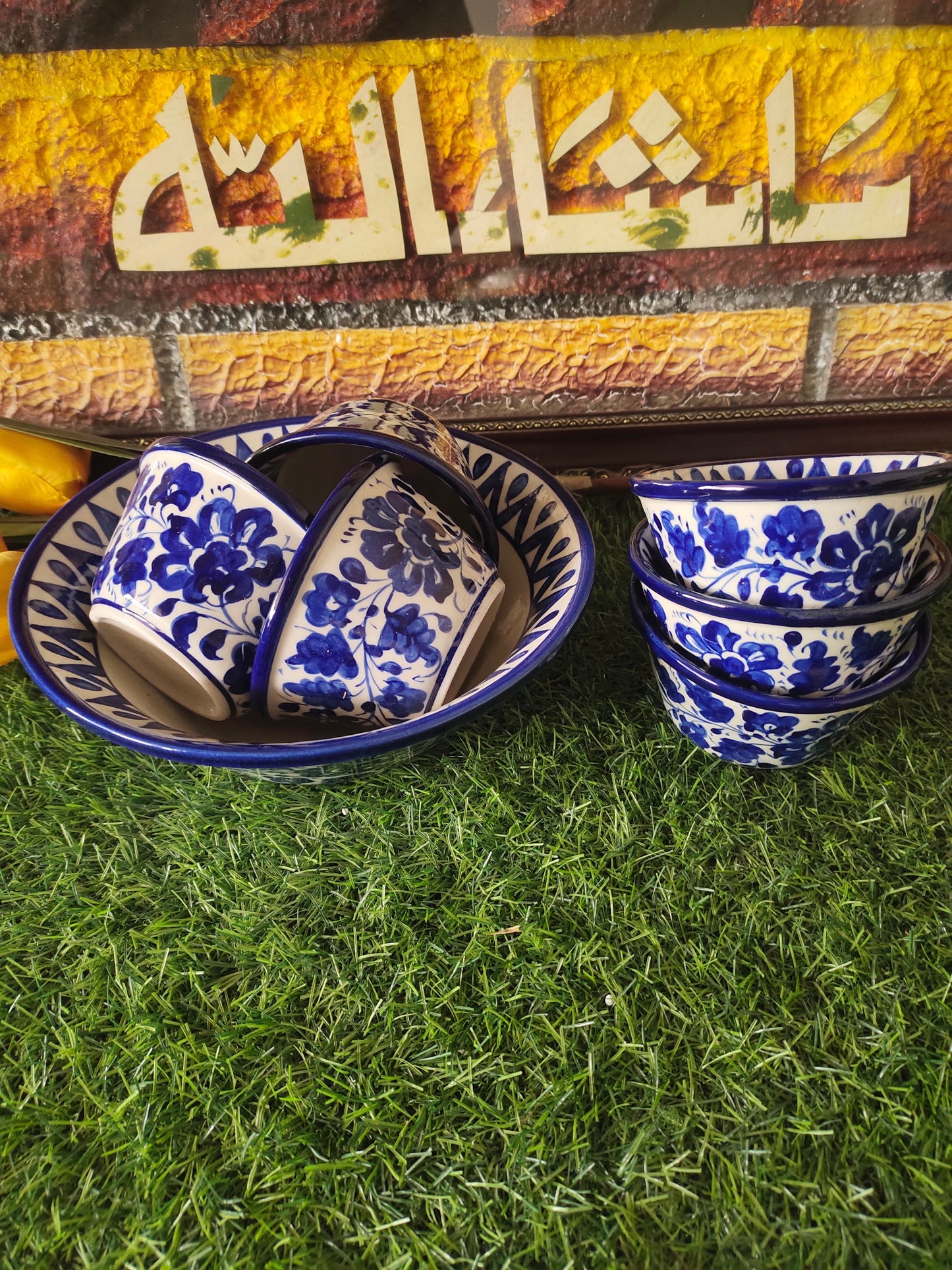 Ceramic Handmade Bowls Set - 7 pcs | Serena Design
