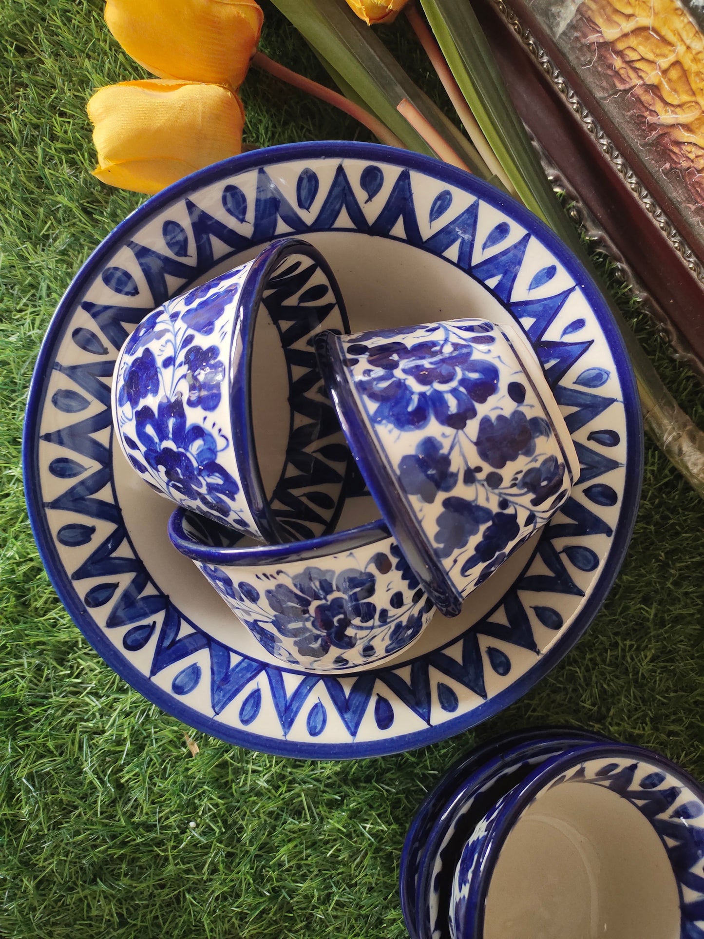 Ceramic Handmade Bowls Set - 7 pcs | Serena Design