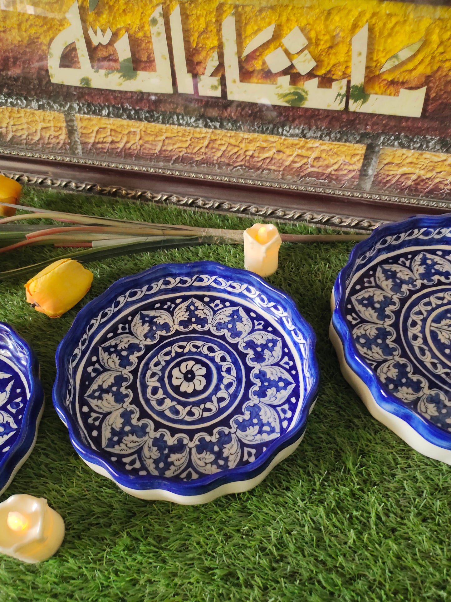 Ceramic Handmade Ghauri Apple Dish (Set of 3) | Bundle Deals