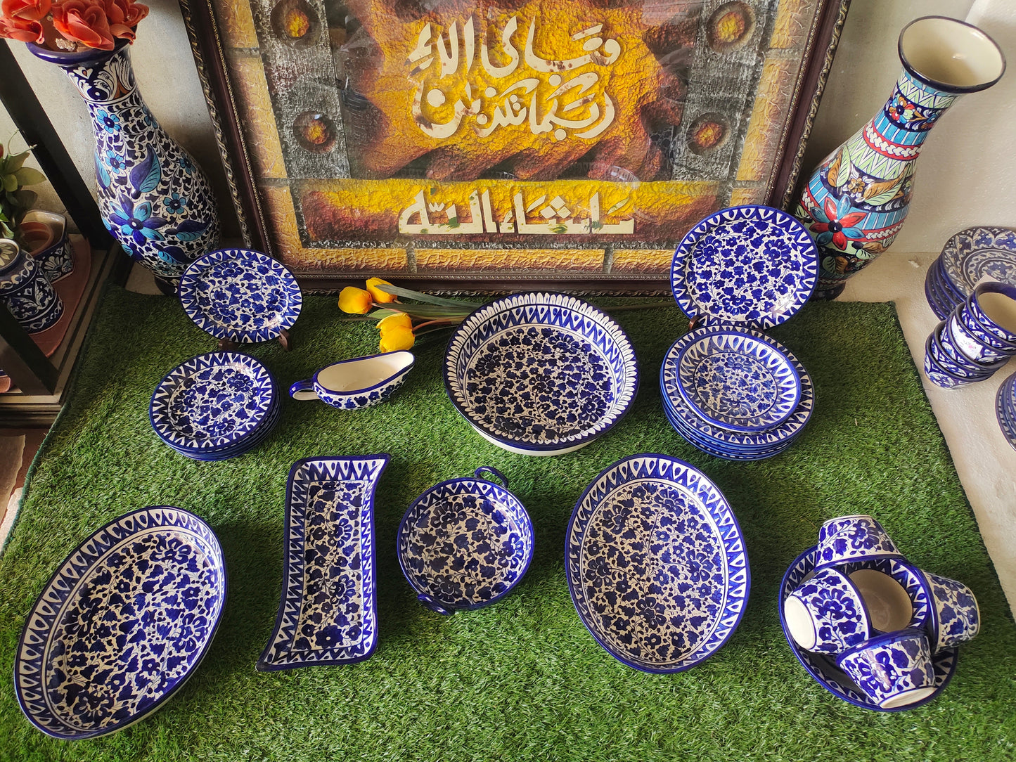 Ceramic Handmade Serena Plates and Platters Customized | Quantity 33 pcs