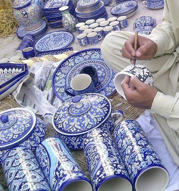 The Art of Blue Pottery: Handcrafted in Pakistan