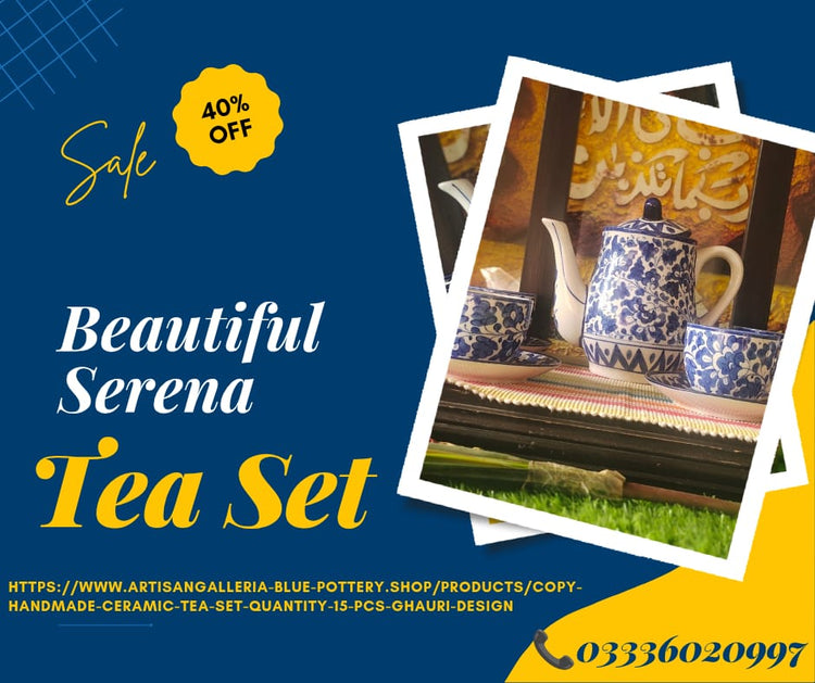 Tea Sets | 06 Person Serving | 15 Pcs