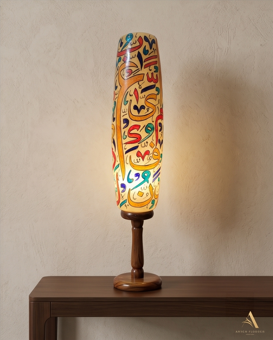 Customized Handmade Camel Skin Calligraphy Lamp🎁🛒