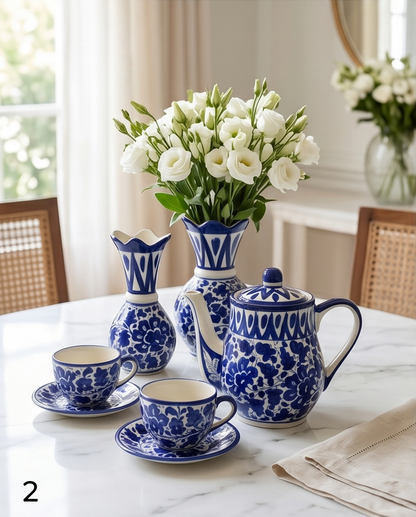Ceramic Luxury Handmade Blue Pottery Eid or Wedding Gifts 30% Discount🎁